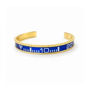 Replica Bluesy Blue Submariner Gold Tone Bracelet
