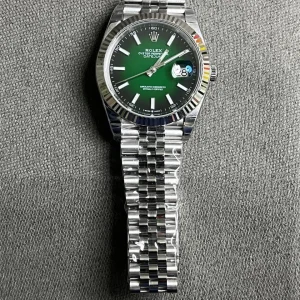 Alternatieve kijk op Replica Rolex Datejust 41 Green Ombré Dial (2026) Jubilee