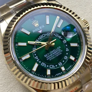 Replica Rolex Sky-Dweller Green Dial 336938 (Oyster)