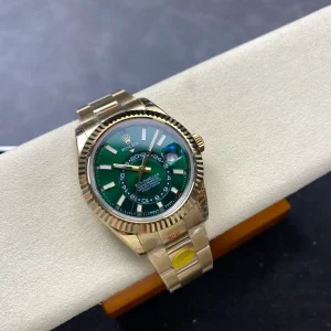 Replica Rolex Sky-Dweller Green Dial 336938 (Oyster)