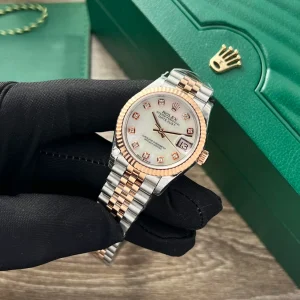 Replica Rolex Datejust Mother of Pearl Diamond Dial 126201-0021 36 mm