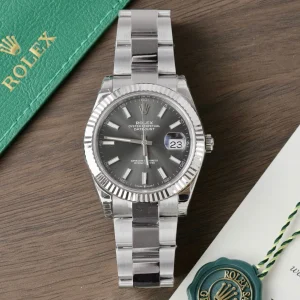 Autre point de vue sur Replica Rolex Datejust Slate Dial 126334-0013 41 mm