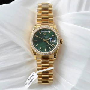 Alternative Sichtweise auf Superclone Rolex Day-Date Bright Green Diamond Dial 128398tbr-0035 36 mm