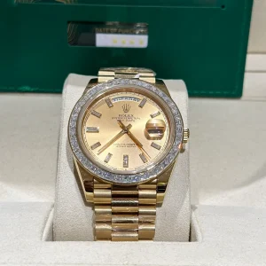 Alternative Sichtweise auf Superclone Rolex Day-Date Champagne Diamond Dial 228348rbr-0002 40 mm