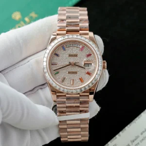 Alternative Sichtweise auf Superclone Rolex Day-Date Diamond-Paved Dial 128345rbr-0042 36 mm