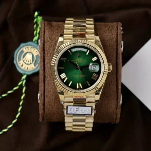 Alternative Sichtweise auf Superclone Rolex Day-Date Green Ombré Dial 128238-0118 36 mm