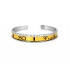 Replica Yellow Titanium Steel Bezel Bracelet