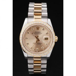 Alternatieve kijk op Replica Rolex Datejust Gold Dial SRL40 36 mm