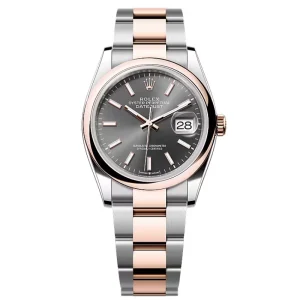 Replica Rolex Datejust Dark Rhodium Dial 126201-0014 36 mm