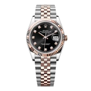 Replica Rolex Datejust Black Diamond Dial 126231-0019 36 mm