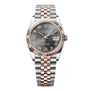 Replica Rolex Datejust Slate Roman Diamond Dial 126231-0023 36 mm
