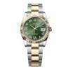 Replica Rolex Datejust Olive Green Roman Diamond Dial 126233-0026 36 mm