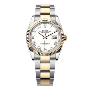 Replica Rolex Datejust White Roman Dial 126233-0030 36 mm