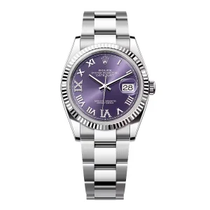 Replica Rolex Datejust Purple Dial 126234-0022 36 mm