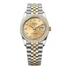 Replica Rolex Datejust Champagne Diamond Dial 126283RBR-0003 36 mm