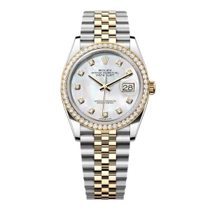 Replica Rolex Datejust Mother of Pearl Diamond Dial 126283RBR-0009 36 mm