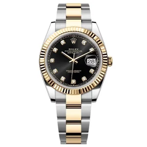 Replica Rolex Datejust Black Diamond Dial 126333-0005 41 mm