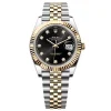 Replica Rolex Datejust Black Diamond Dial 126333-0006 41 mm
