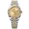Replica Rolex Datejust Champagne Diamond Dial 126333-0012 41 mm