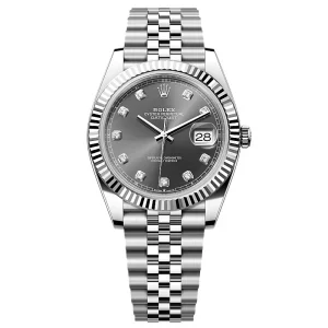 Replica Rolex Datejust Slate Diamond Dial 126334-0006 41 mm
