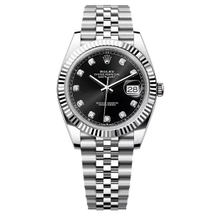Replica Rolex Datejust Black Diamond Dial 126334-0012 41 mm