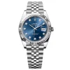 Replica Rolex Datejust Bright Blue Diamond Dial 126334-0016 41 mm
