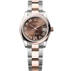 Replica Rolex Datejust Chocolate Roman Diamond Dial 278241-0003 31 mm