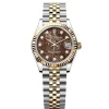 Replica Rolex Datejust Black Mother of Pearl Diamond Dial 278273-0024 31 mm
