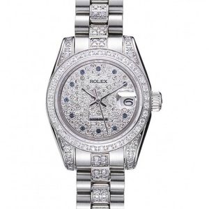 Superclone Rolex Datejust Silver Dial 622021 26 mm