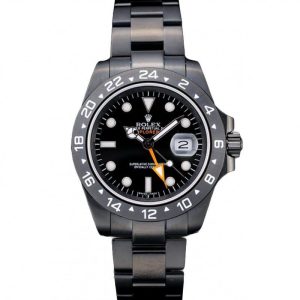 Super Clone Rolex Explorer Black Ceramic Bezel Black Dial Watch 98239 - Imagen 13