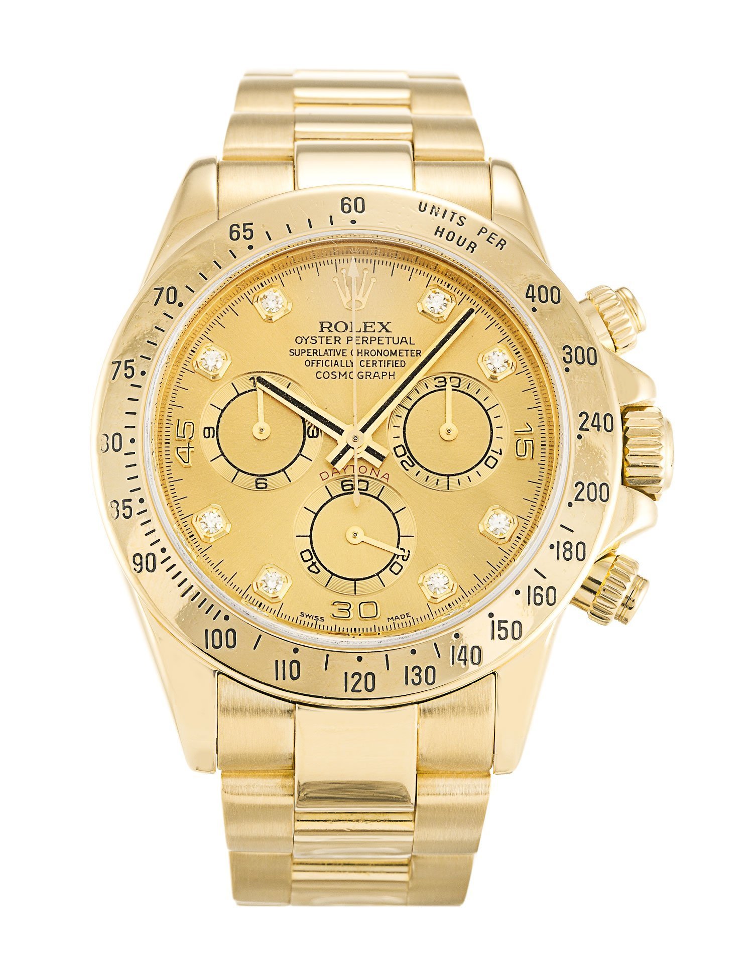 Super Clone Rolex Daytona Champagne Dial 116528 - Imagen 4