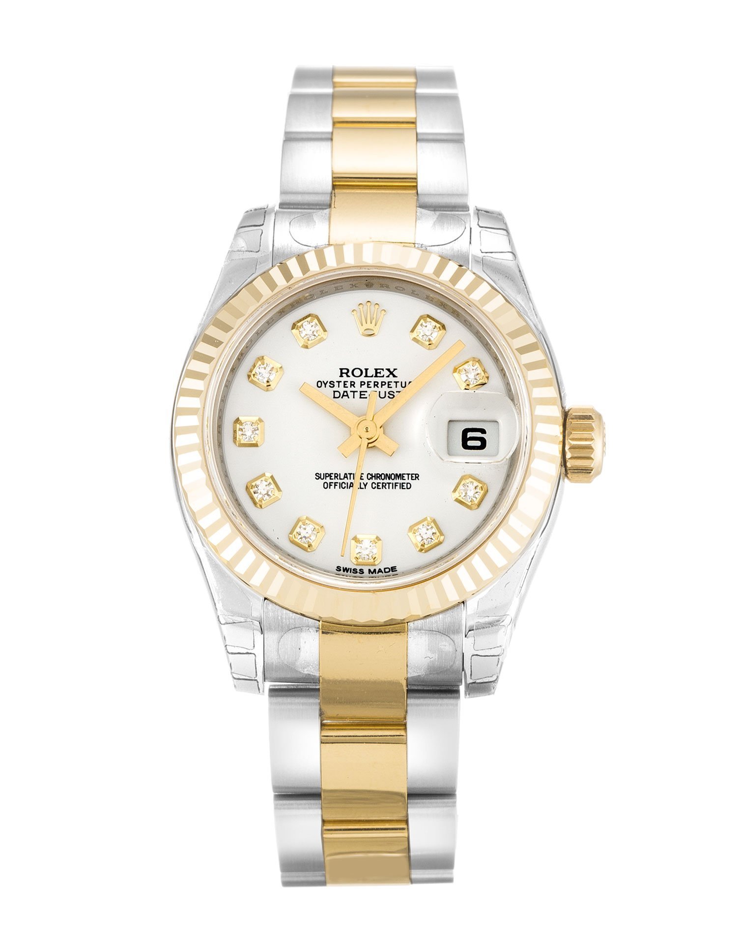 Rolex Datejust Lady White Diamond Dial 179173 – Bild 7