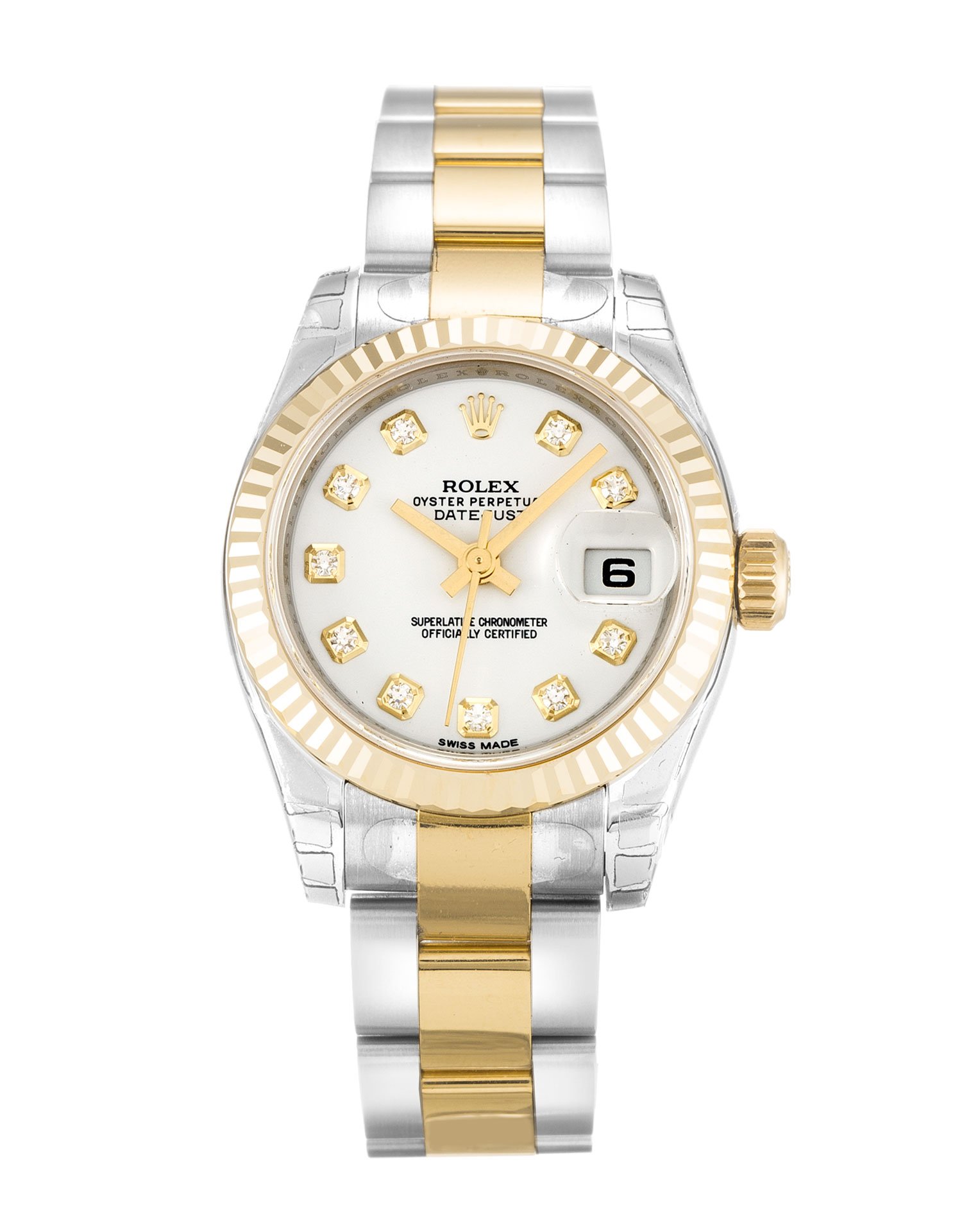 Rolex Datejust Lady White Diamond Dial 179173 – Bild 2