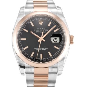 Rolex Datejust Black Baton Dial 116201 - Image 4