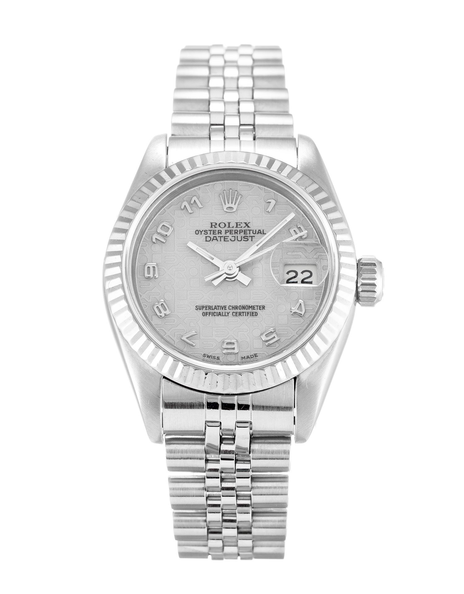 Rolex Datejust Lady Silver Dial 69174 - Image 4