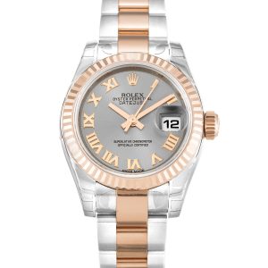 Rolex Datejust Lady Rhodium Dial 179171 – Image 4