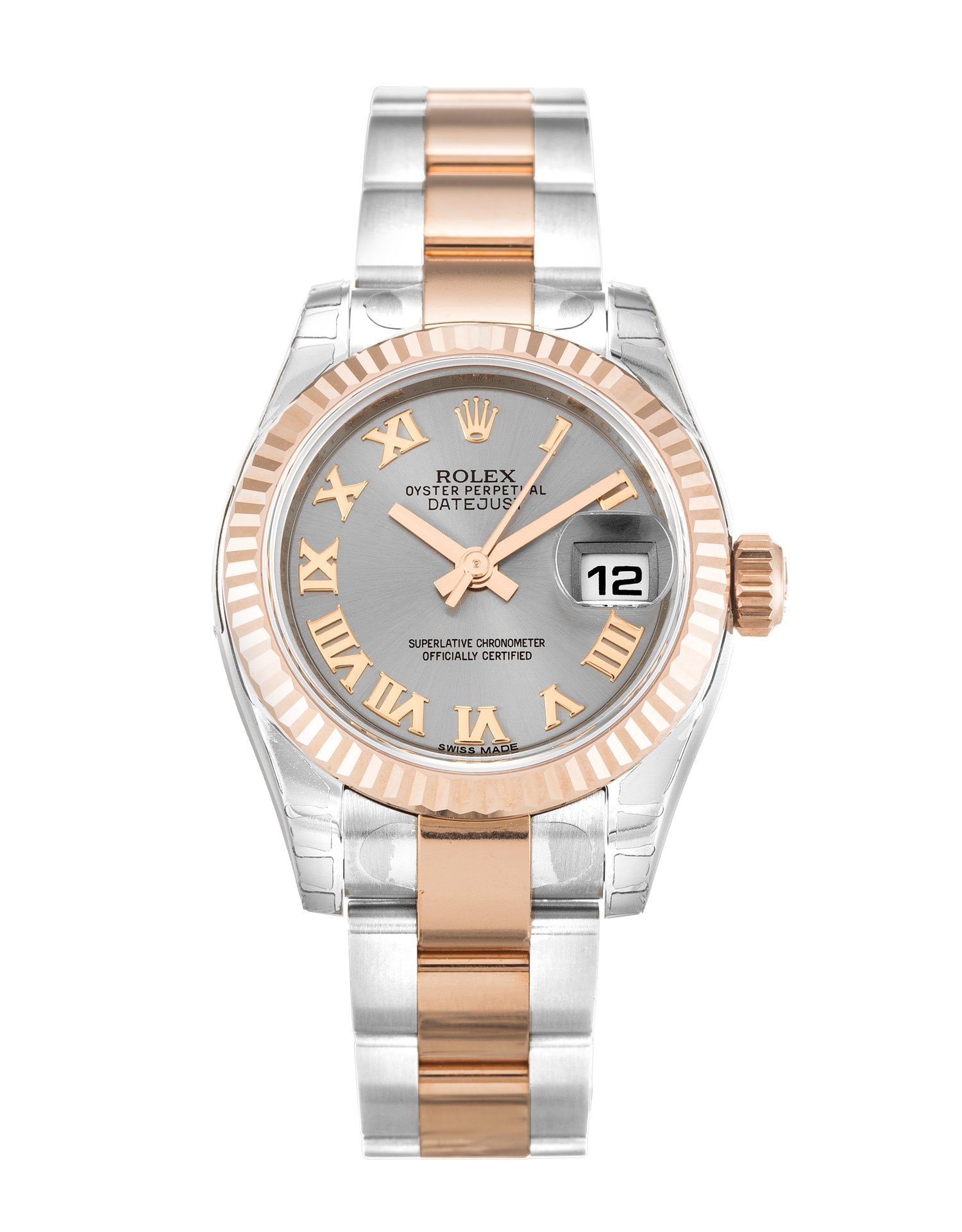 Rolex Datejust Lady Rhodium Dial 179171 – Image 4