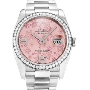 Rolex Datejust Pink Floral Dial 116244 - Image 4