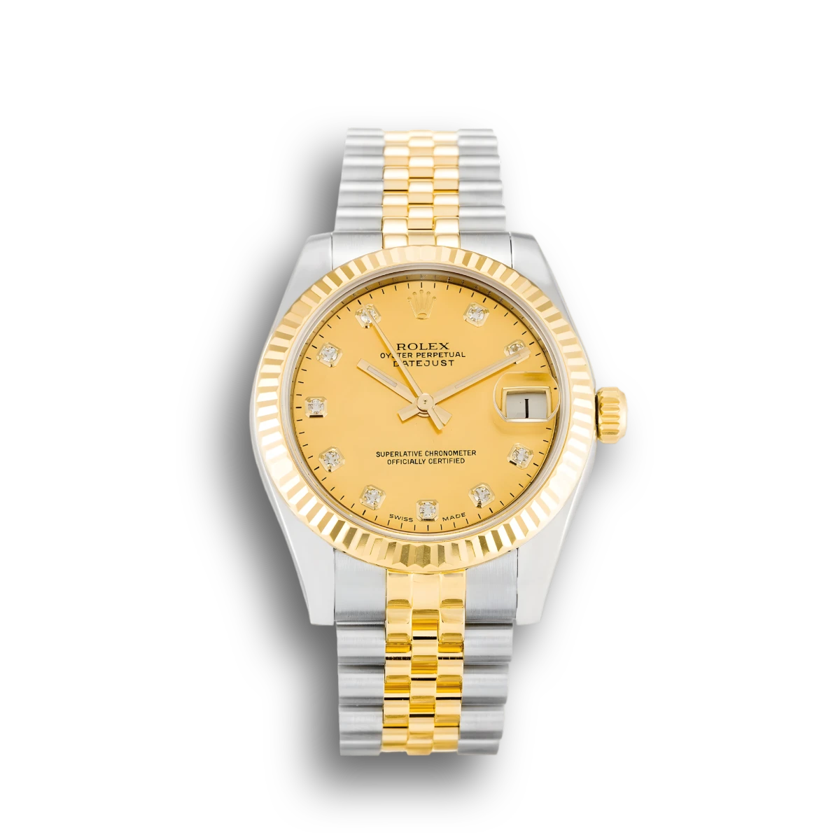 Rolex Datejust Lady Champagne Diamond Dial 178273