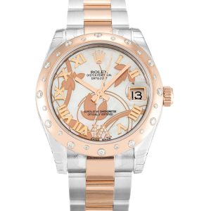 Rolex Datejust Lady Pearl White Floral Dial 178341 – Image 4