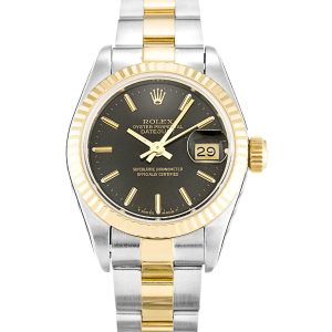 Rolex Datejust Lady Black Dial 69173 - Image 4
