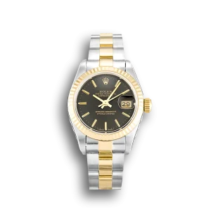 Rolex Datejust Lady Black Dial 69173