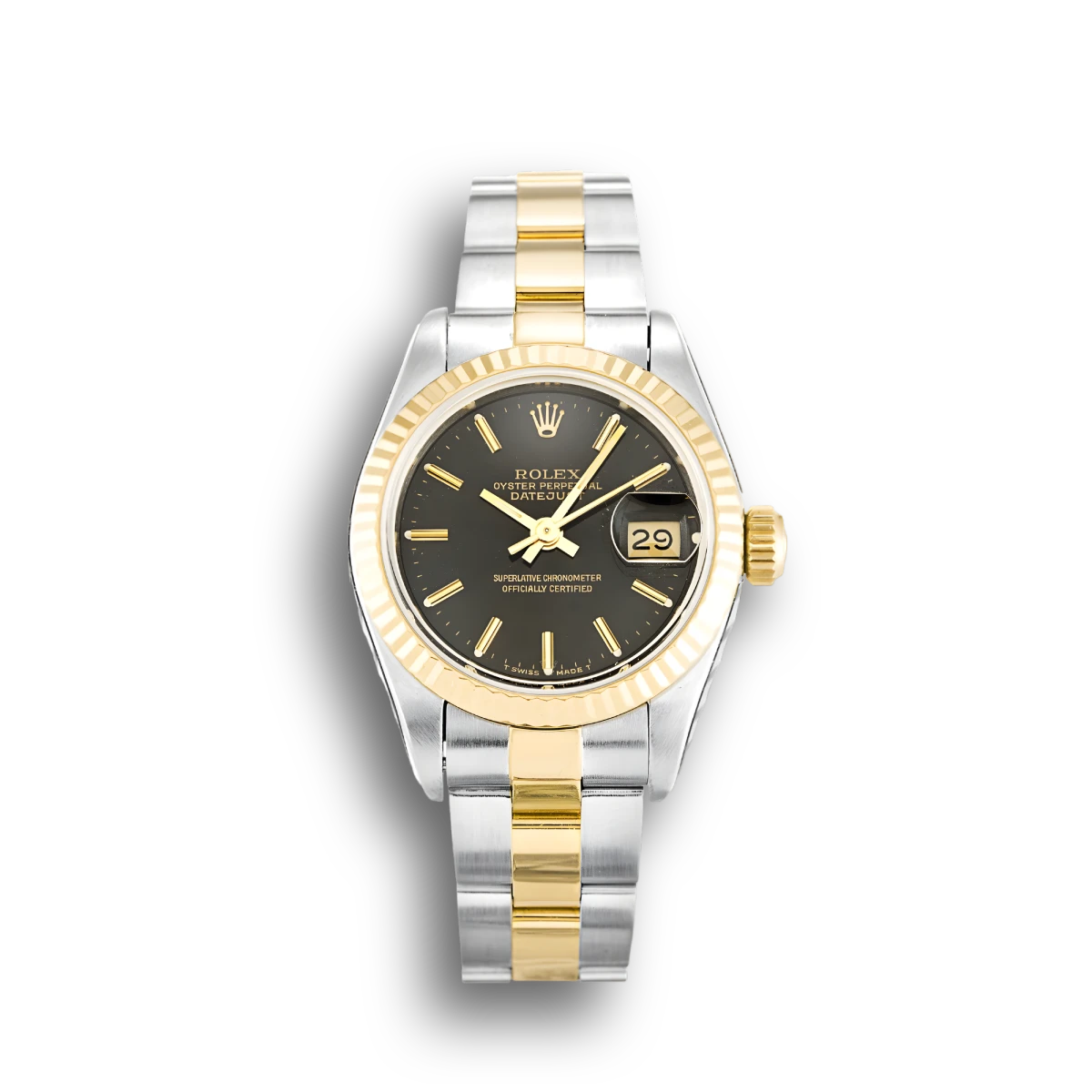 Rolex Datejust Lady Black Dial 69173