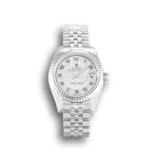 Rolex Datejust Lady Silver Diamond Dial 179174