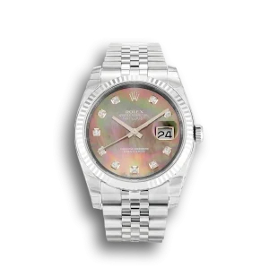 Rolex Datejust Pearl Black-Diamond Dial 116234