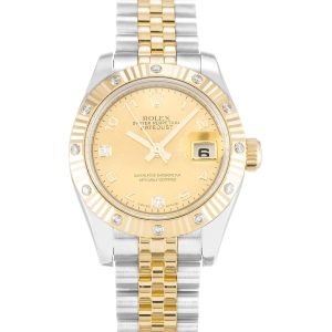 Rolex Datejust Lady Pearl-Champagne Diamond Dial 179313 - Afbeelding 4