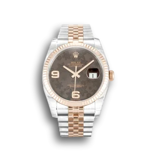 Rolex Datejust Chocolate Floral Diamond Dial 116231