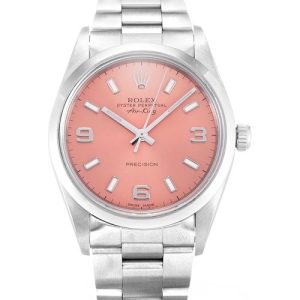 Rolex Air-King Pink Quarter Arabic 14000 - Image 4
