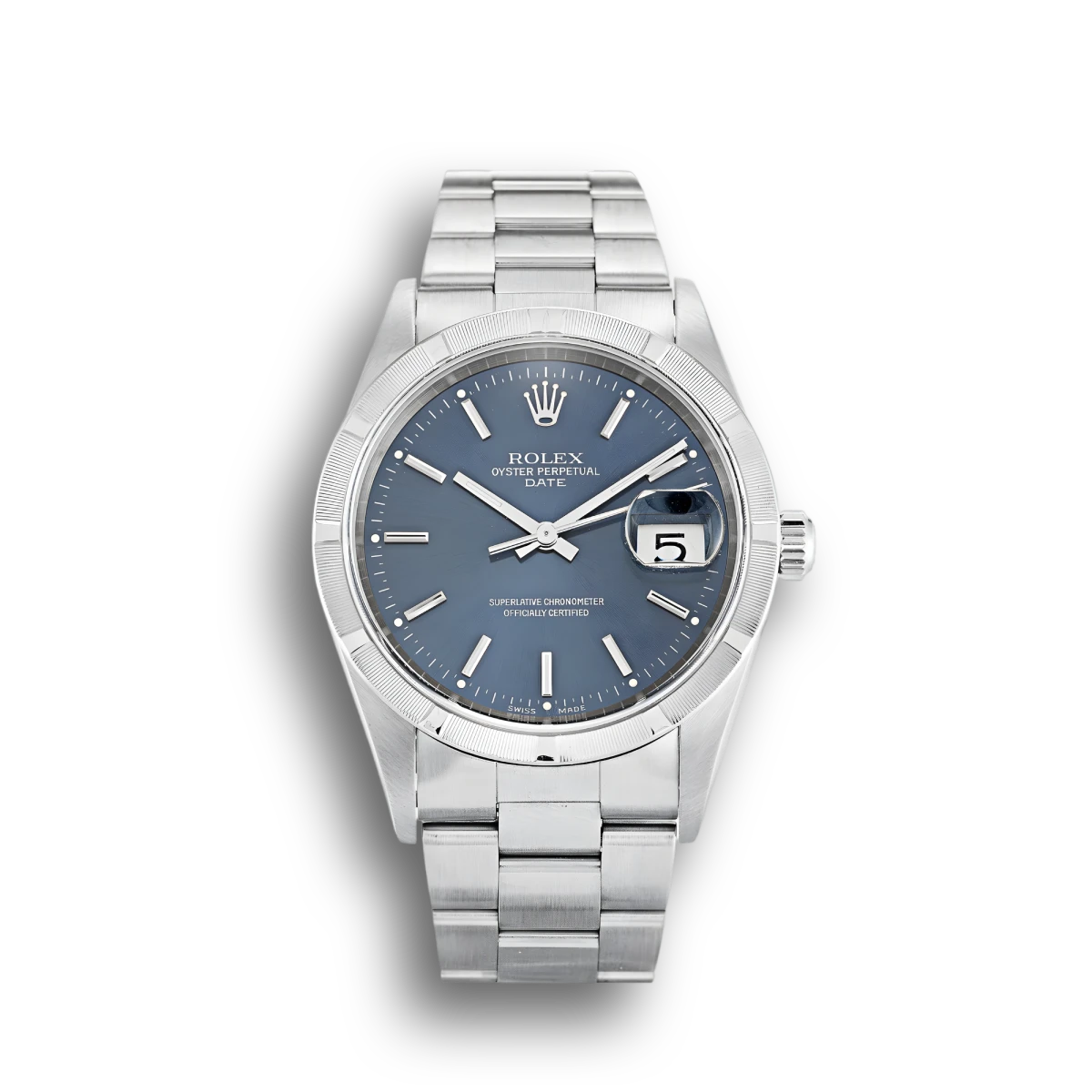 Rolex Oyster Perpetual Date 34mm Blue 15210