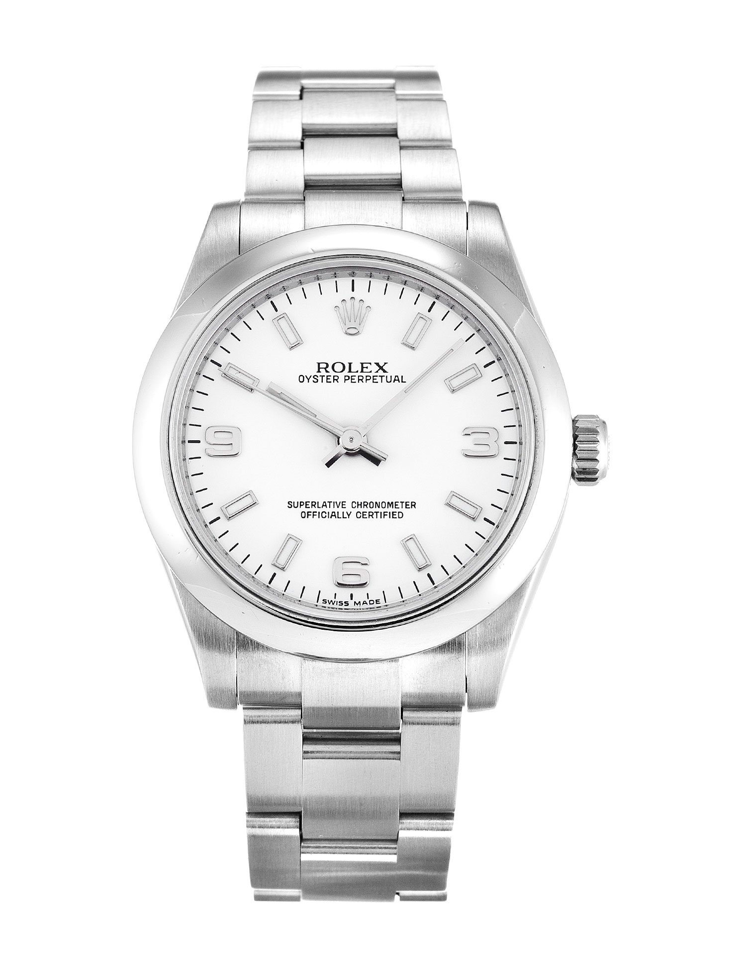 Rolex Lady Oyster Perpetual 31mm White 177200 - Imagen 4